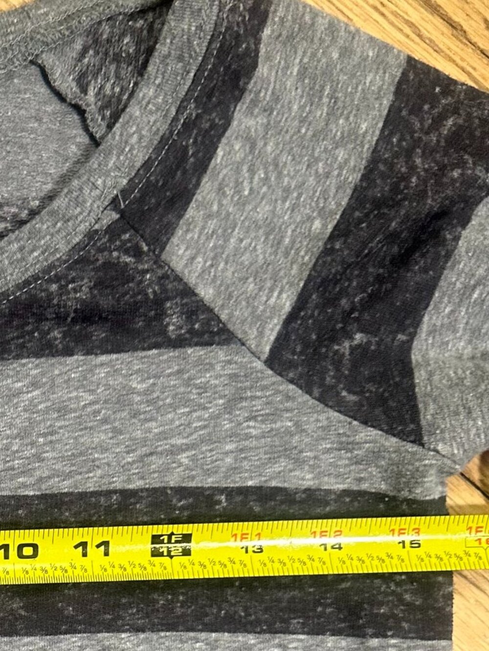 Nollie Long Sleeve Grey Striped Shirt Size XS - Picture 4 of 7
